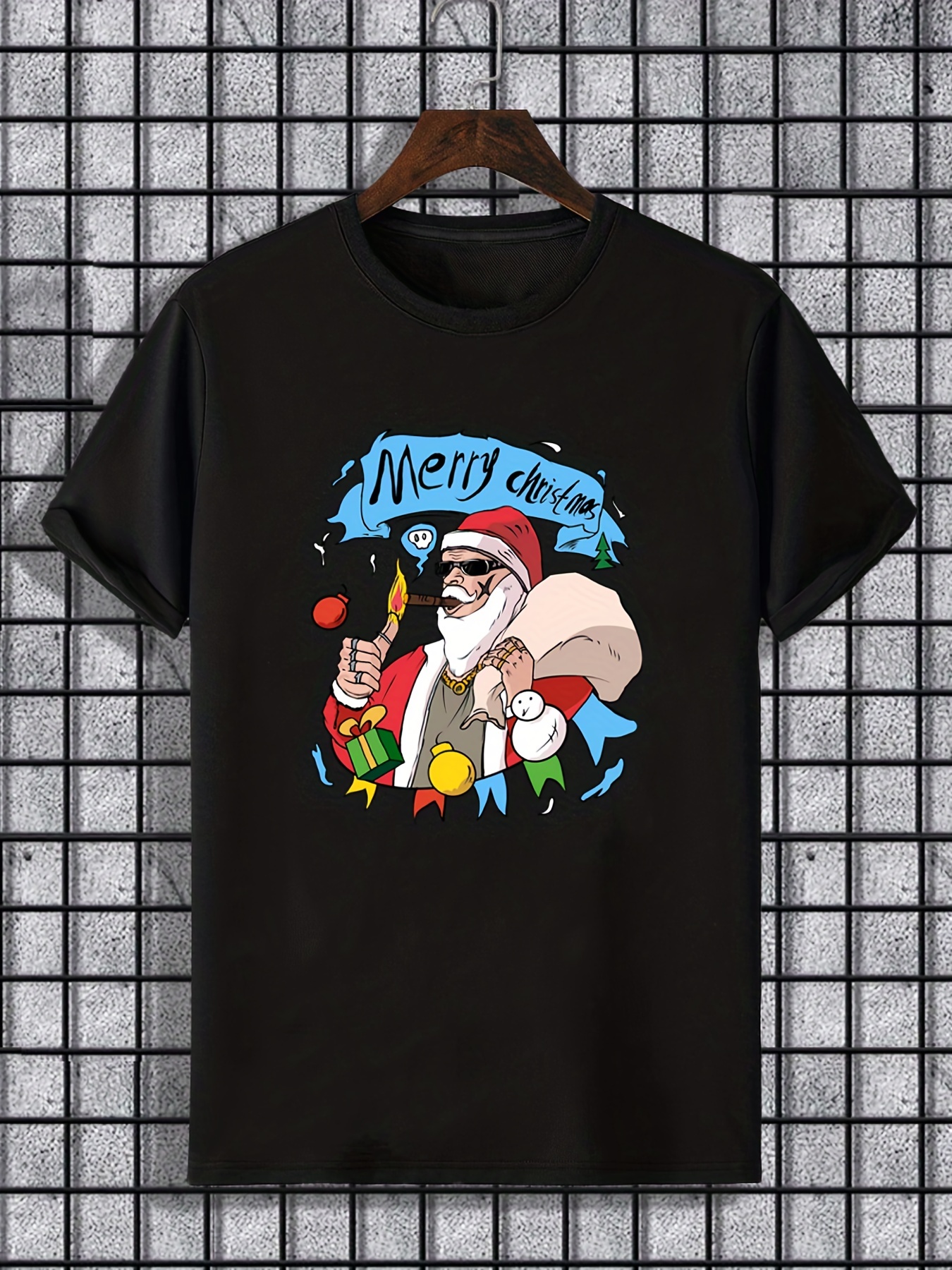 Père Noël Tshirt Noel Homme Odac Jules T Shirt Manche Longue Père