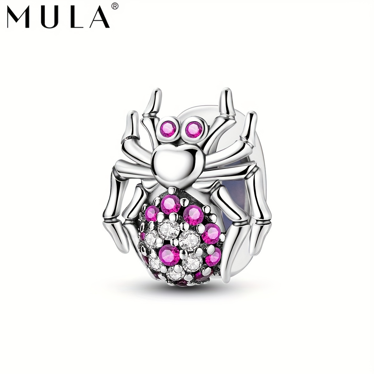 Colorful Cubic Zirconia Forever Clip Charm Stopper Silver - Temu