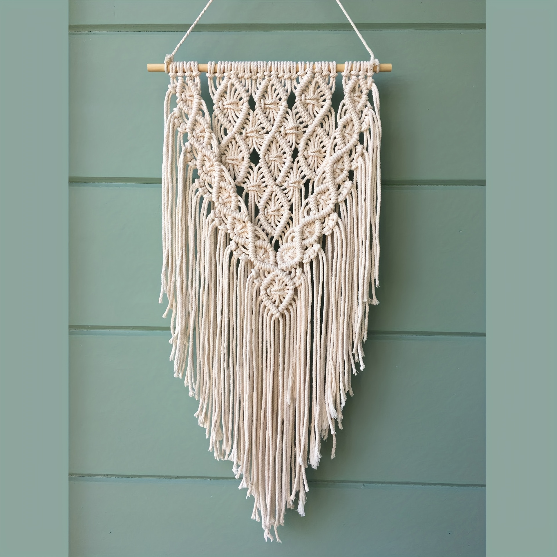 Macrame Kits for Adults Beginners，DIY Macrame Kit Macrame Wall Hanging  Supplies，Includes Macrame Cord, Moon Pendant and Instruction with Video,  Craft