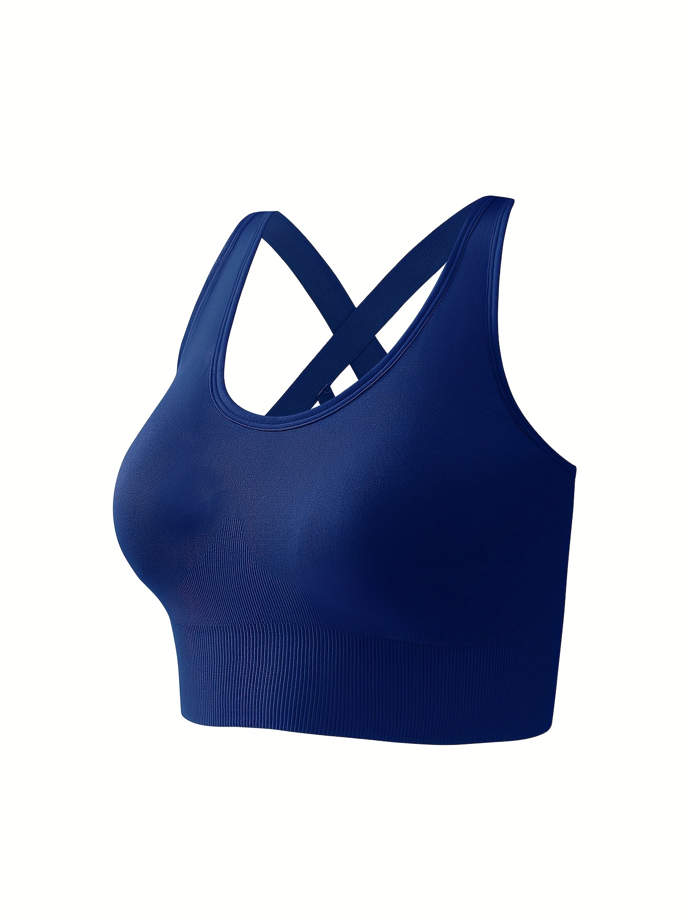 Criss Cross Back Sports Bras Comfy Breathable Running - Temu