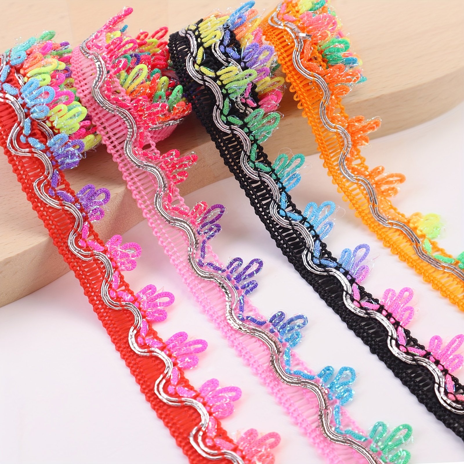 2 Yards Braid Lace Trim Embellishment Sewing Trim For - Temu