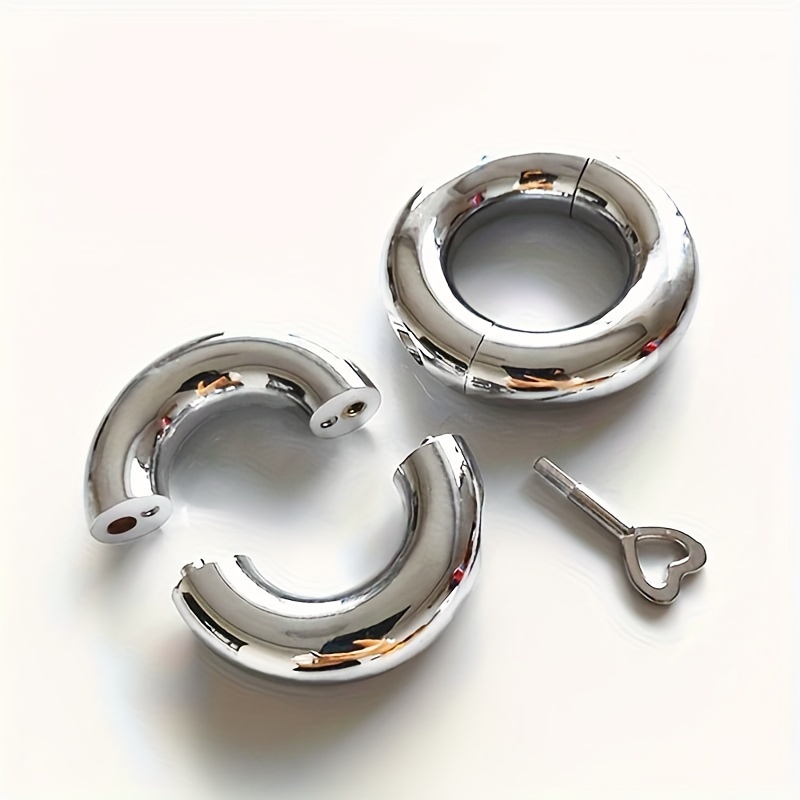 Anneaux péniens en aluminium en métal pour hommes, éjaculation