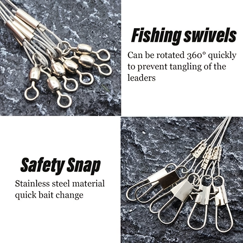Durable Stainless Steel Fishing Tackle Leaders Saltwater - Temu