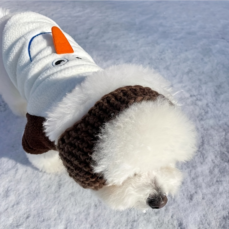 Snowman clearance dog sweater