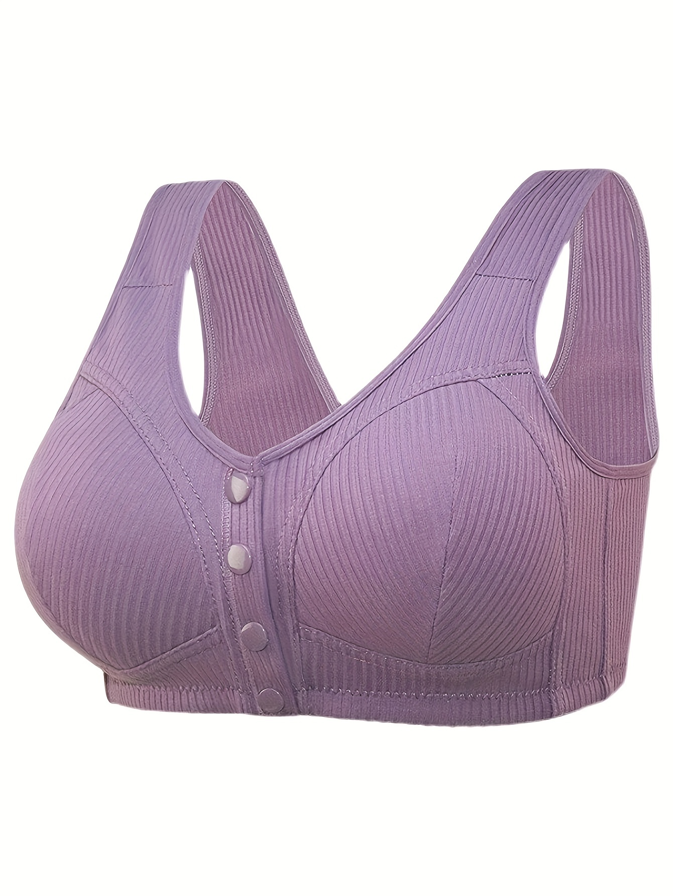 Buy Plus Size Snap Front Bra for Women Comfort Breathable Skin