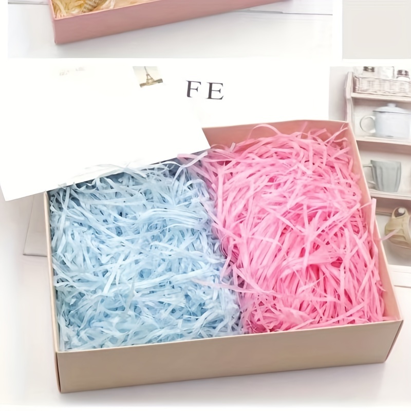 Cut Paper Shred Filler Shredded Crinkle Paper Raffia Gift - Temu