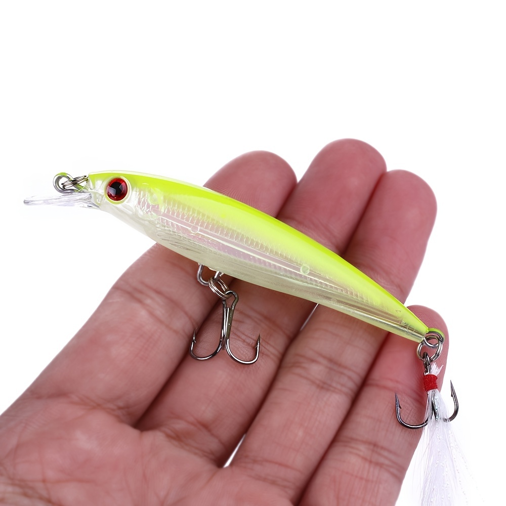 10pcs Bionic Minnow Fishing Lure With Hook - Realistic Wobble Action For  Freshwater And Saltwater Fishing - Sports & Outdoors - Temu