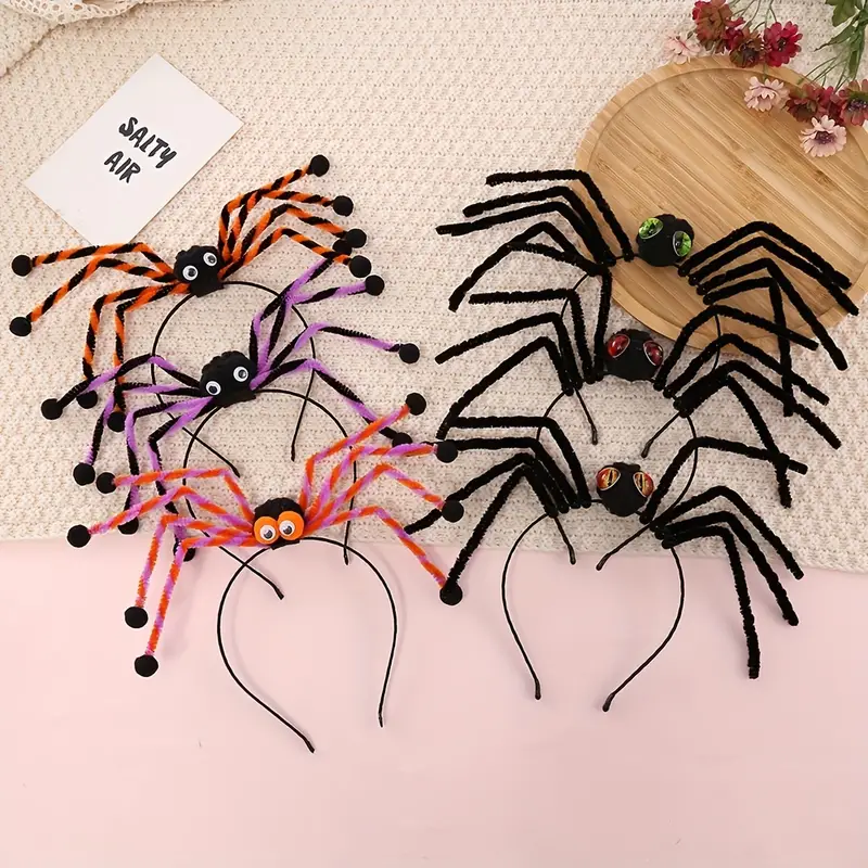 Accessoire d'Halloween Pince à Cheveux Araignée Noir -  France