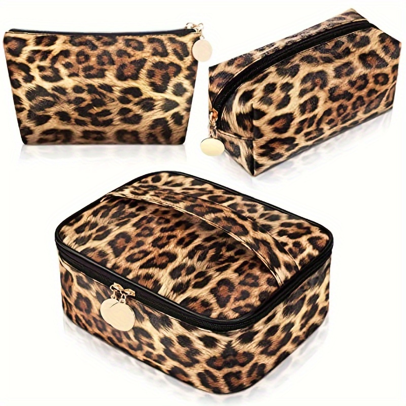 Multi-Purpose Makeup Case Small / Leopard Pattern