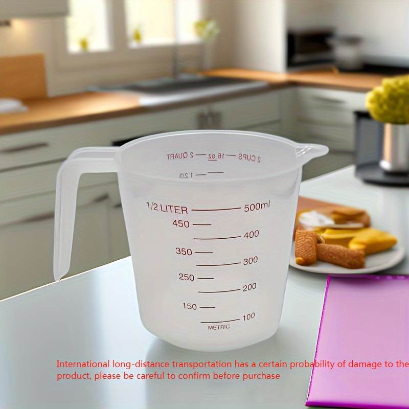 Mainstays 1-Cup Plastic Measuring Cup with Spout, Clear 