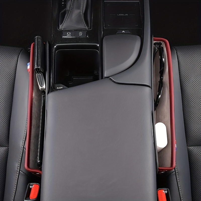 Autositz-Lückenfüller, Leder-Autositz-Organizer Und Aufbewahrung