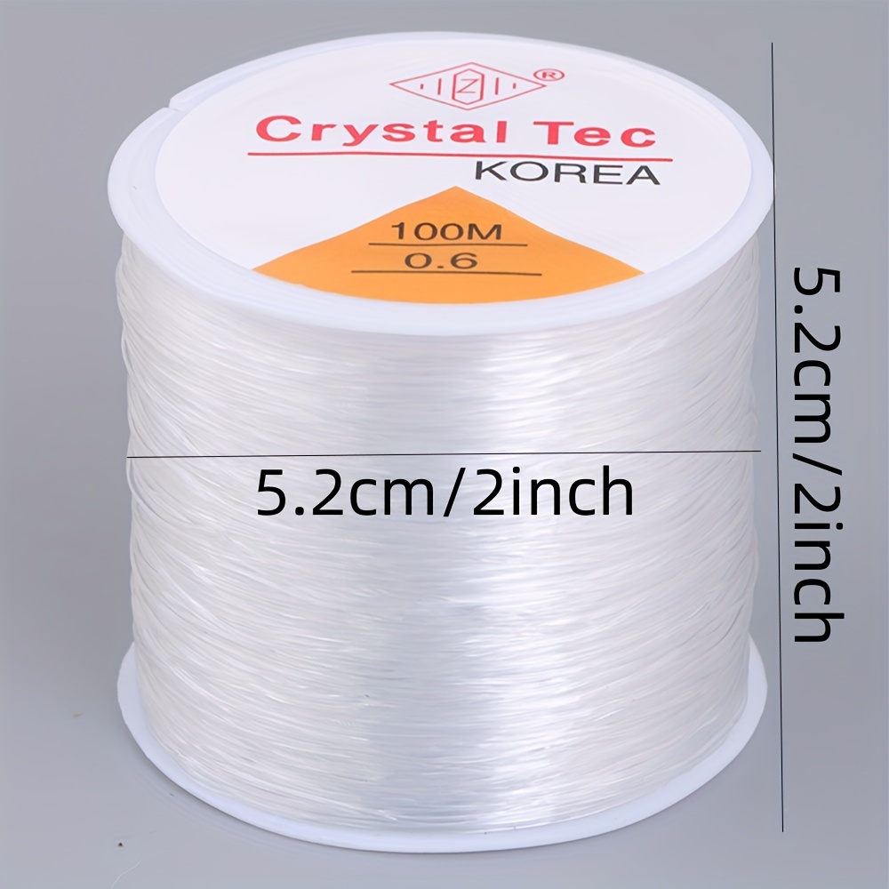 Elastic Stretch Crystal Thread Fishing Line Wire 0.7mmx100m