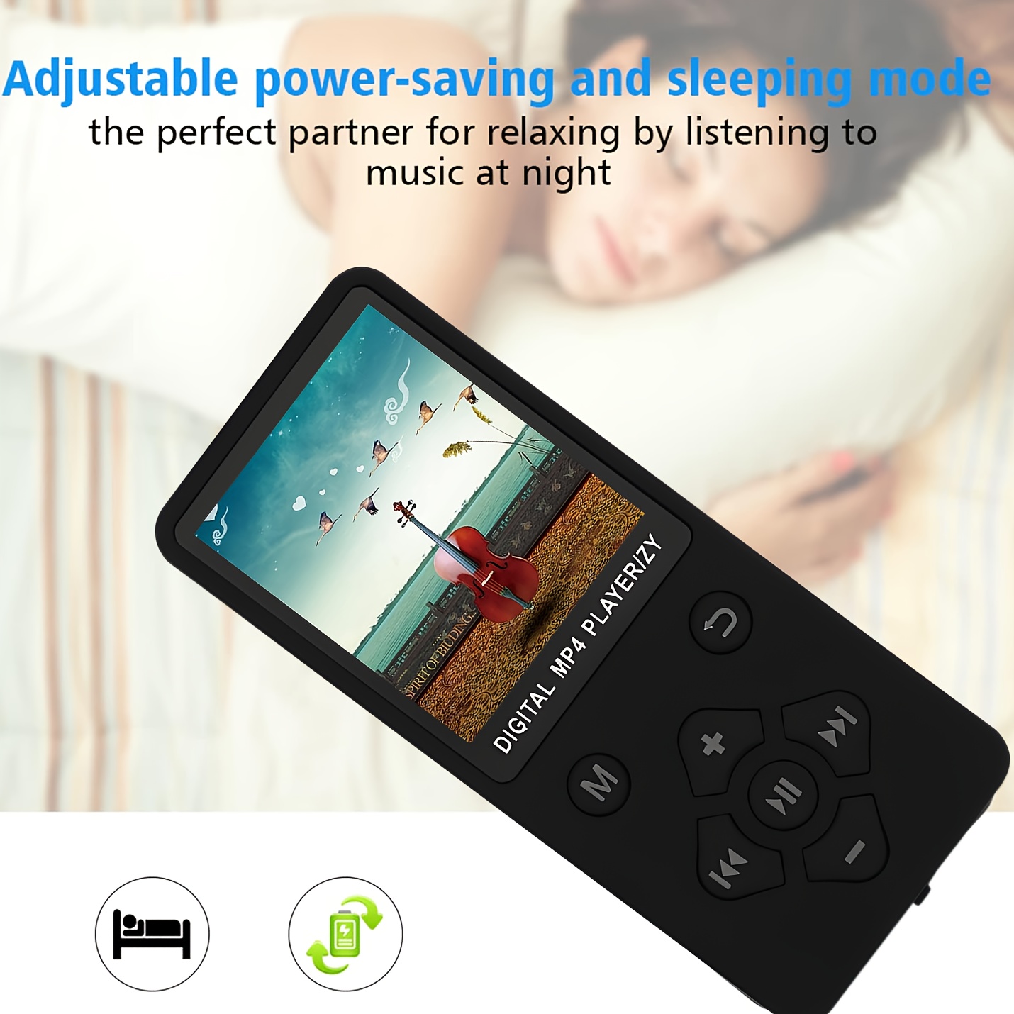 MP3 Bluetooth Portable 8GB Pour Étudiants - Musique, Anglais
