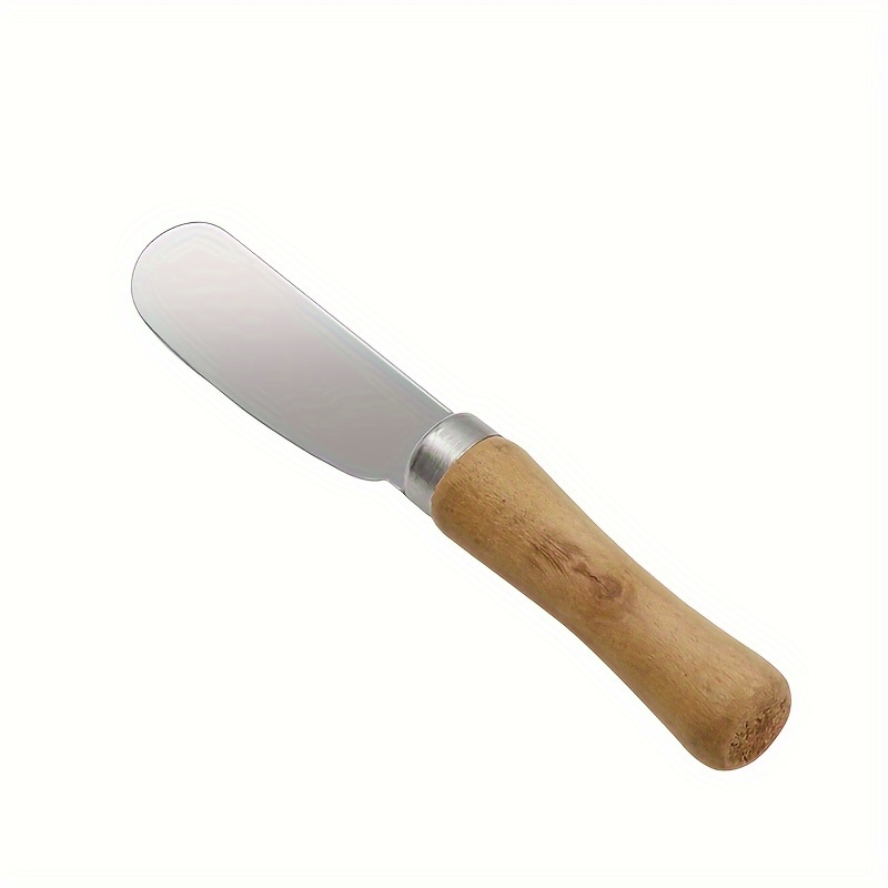 Multifunctional Stainless Steel Butter Knife With Wooden Handle