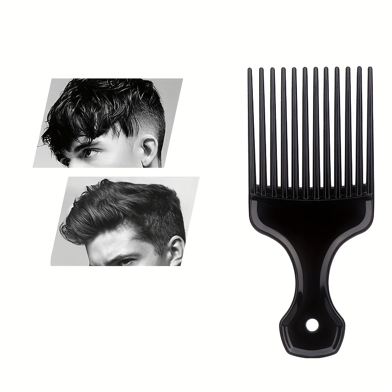 Double Fist Hair Pick Large And Small Plastic Afro Comb For - Temu