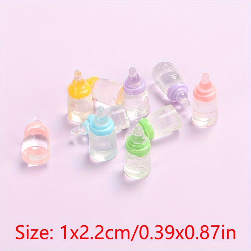 Doll Accessory Set Plastic Miniature Baby Bottle Toy - Temu