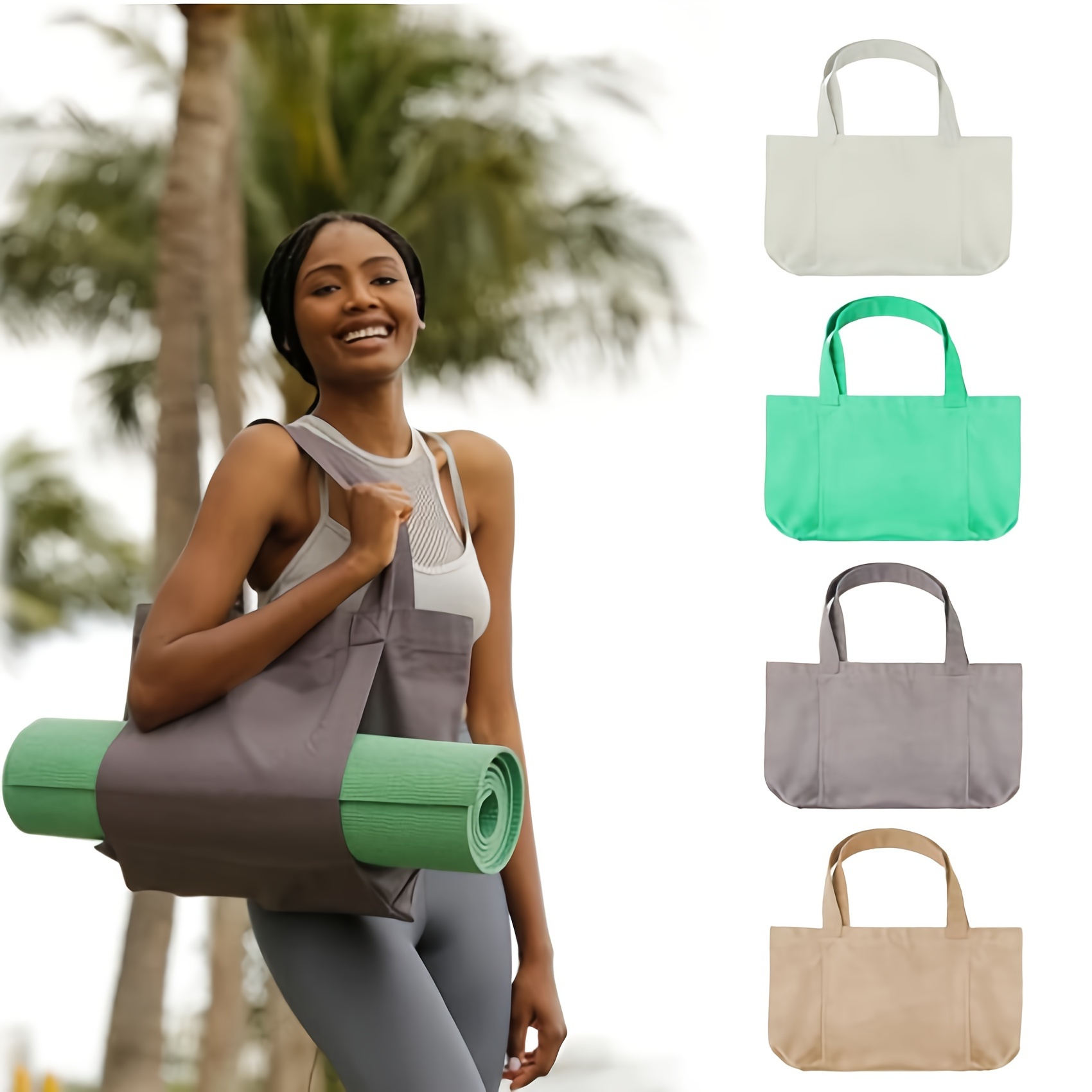 Yoga Mat Handbag Polyester Multifunctional Yoga Mat Storage Bag