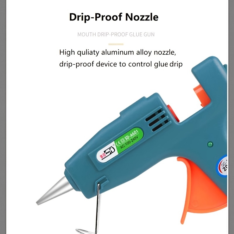 Cordless Hot Glue Gun for DIY Crafts, Art, Office Use, Home Repairs