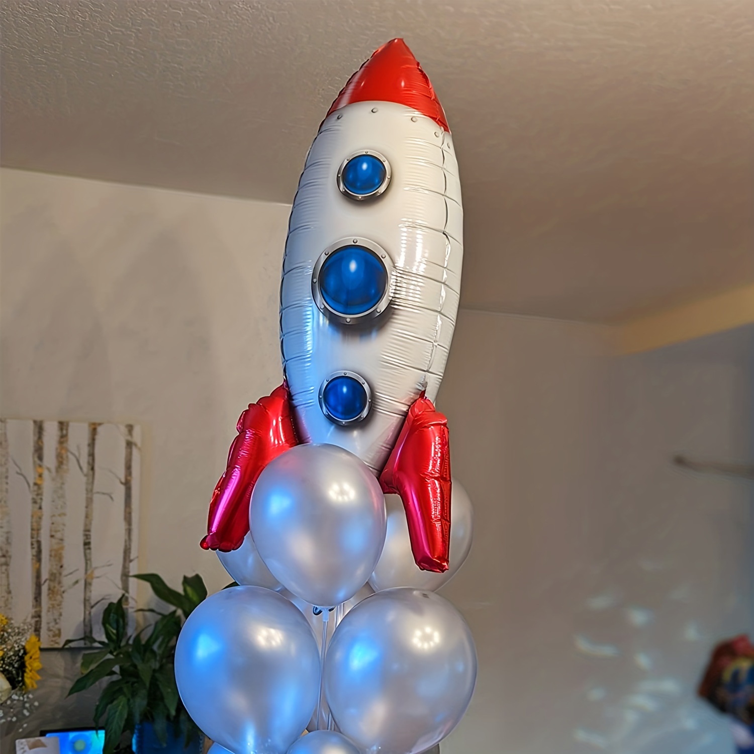1pc 4D fusée hélium ballon espace extra atmosphérique - Temu Canada