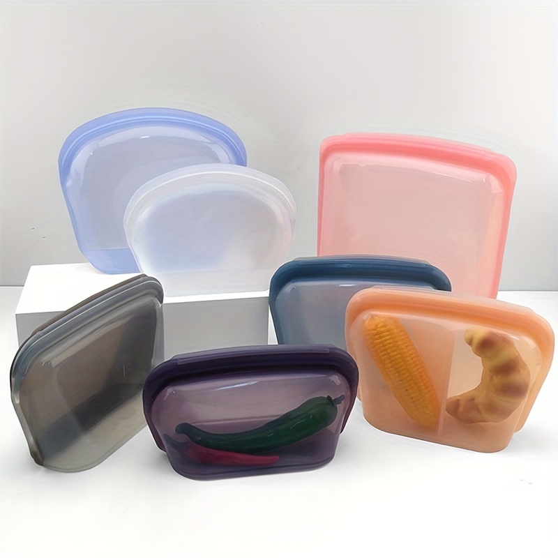 Sandwich Storage Box Reusable Silicone Lunch Box Food Storage Case  Microwave Safe Lunch Box Food Container Sandwich Boxes 