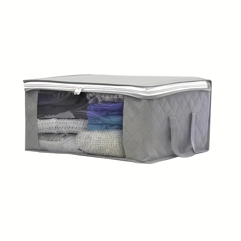 non woven dust bag folding storage quilt bag wardrobe clothing finishing box storage bag 3