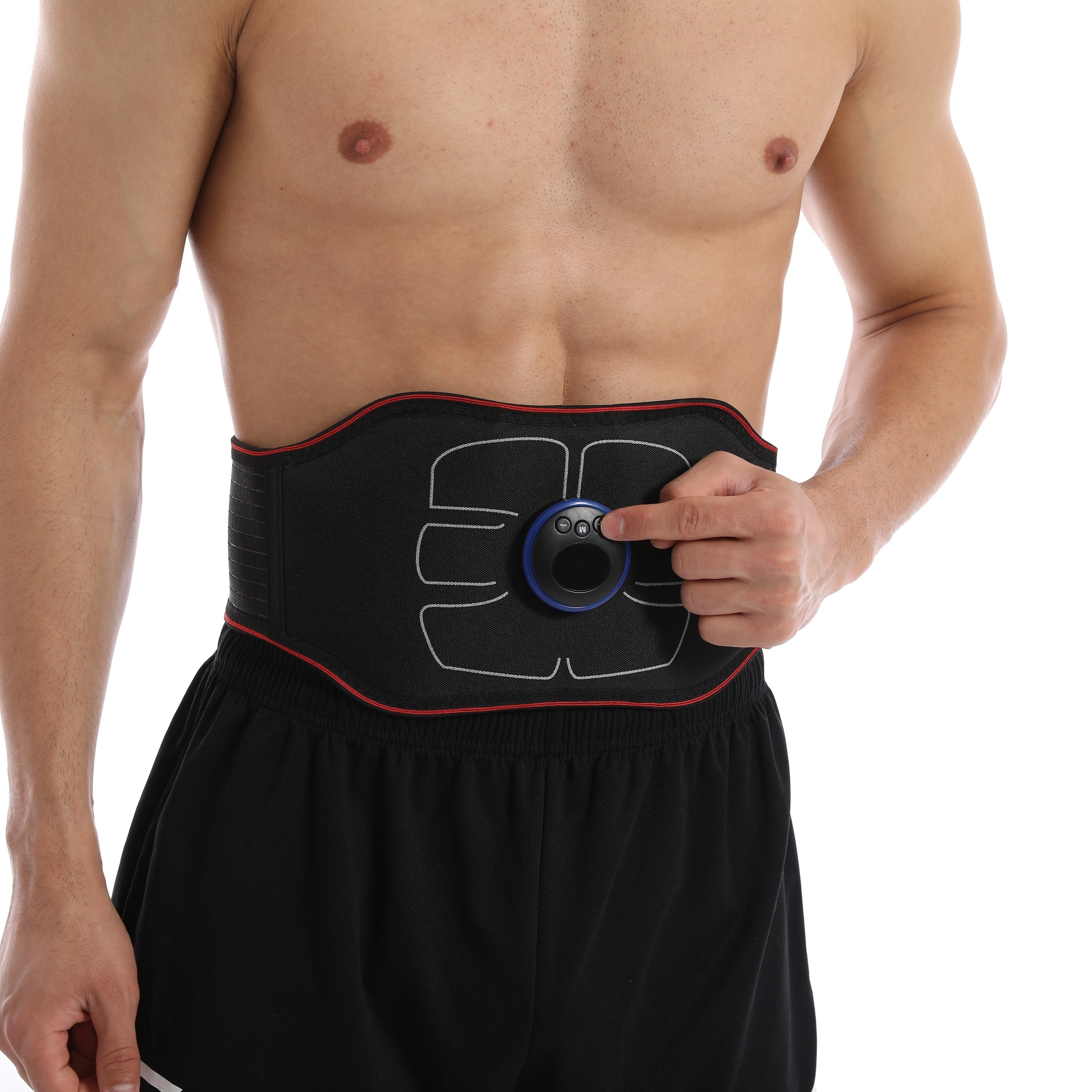 Electric ABS Muscle Toner Machine Toning Belt Simulation Fat Burner Belly  Shaper