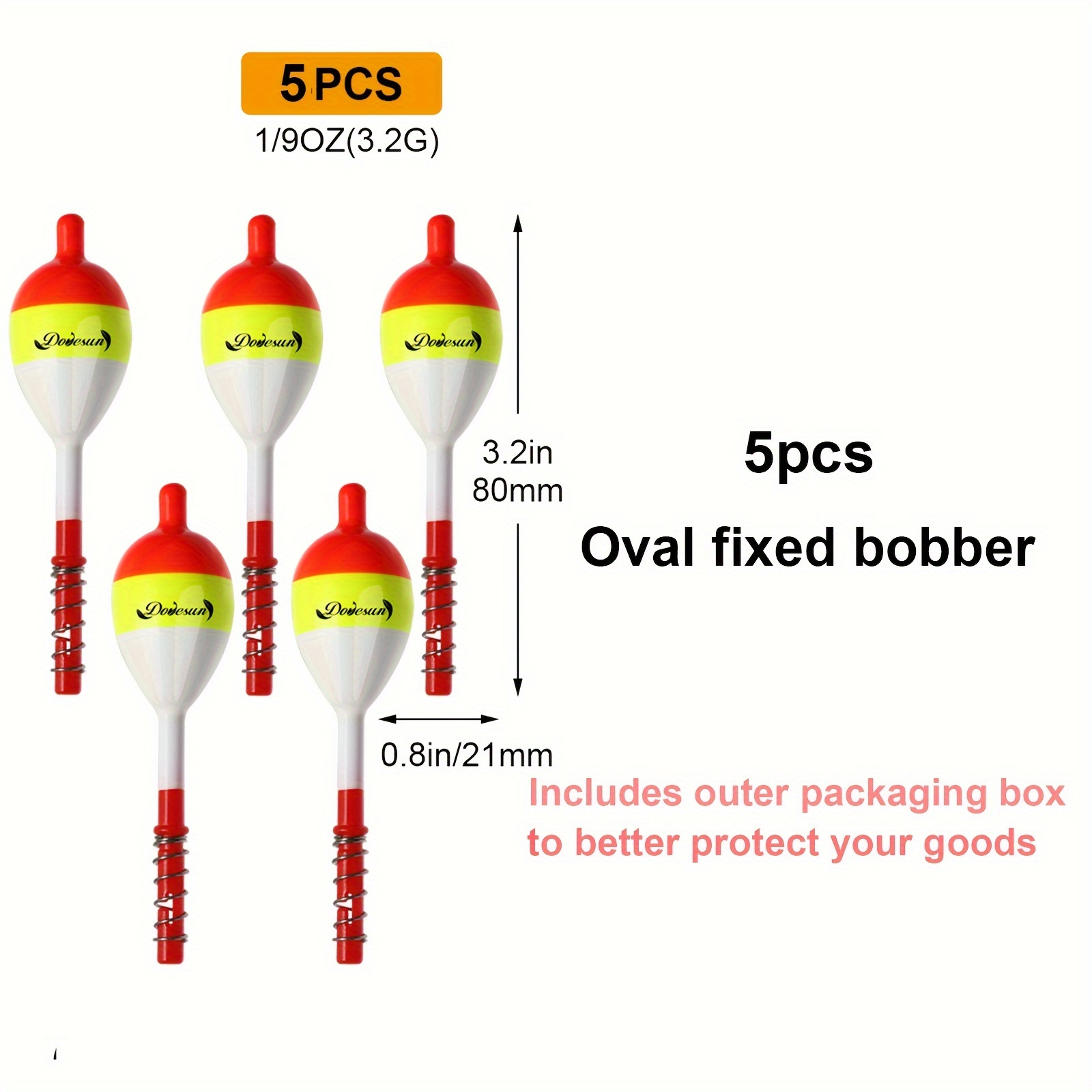Slip Bobbers for Crappie Fishing Floats and Bobbers Wood Slip Floats Stick  Bobbers for Crappie Panfish Walleyes Trout Bass Fishing,5/10pcs