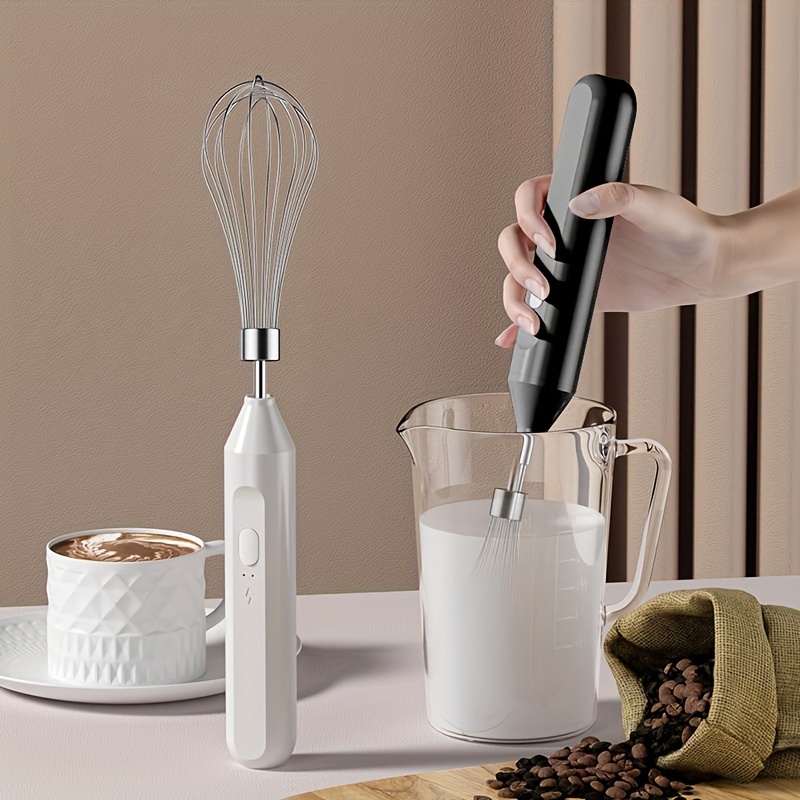 Electric Milk Frother Coffee Handheld Wireless Mini Electric - Temu
