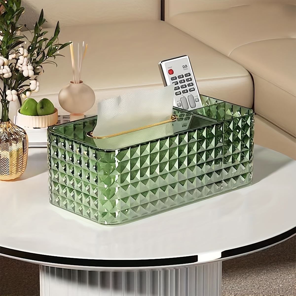 Tissue Box Home Living Room Dining Room Coffee Table Table - Temu
