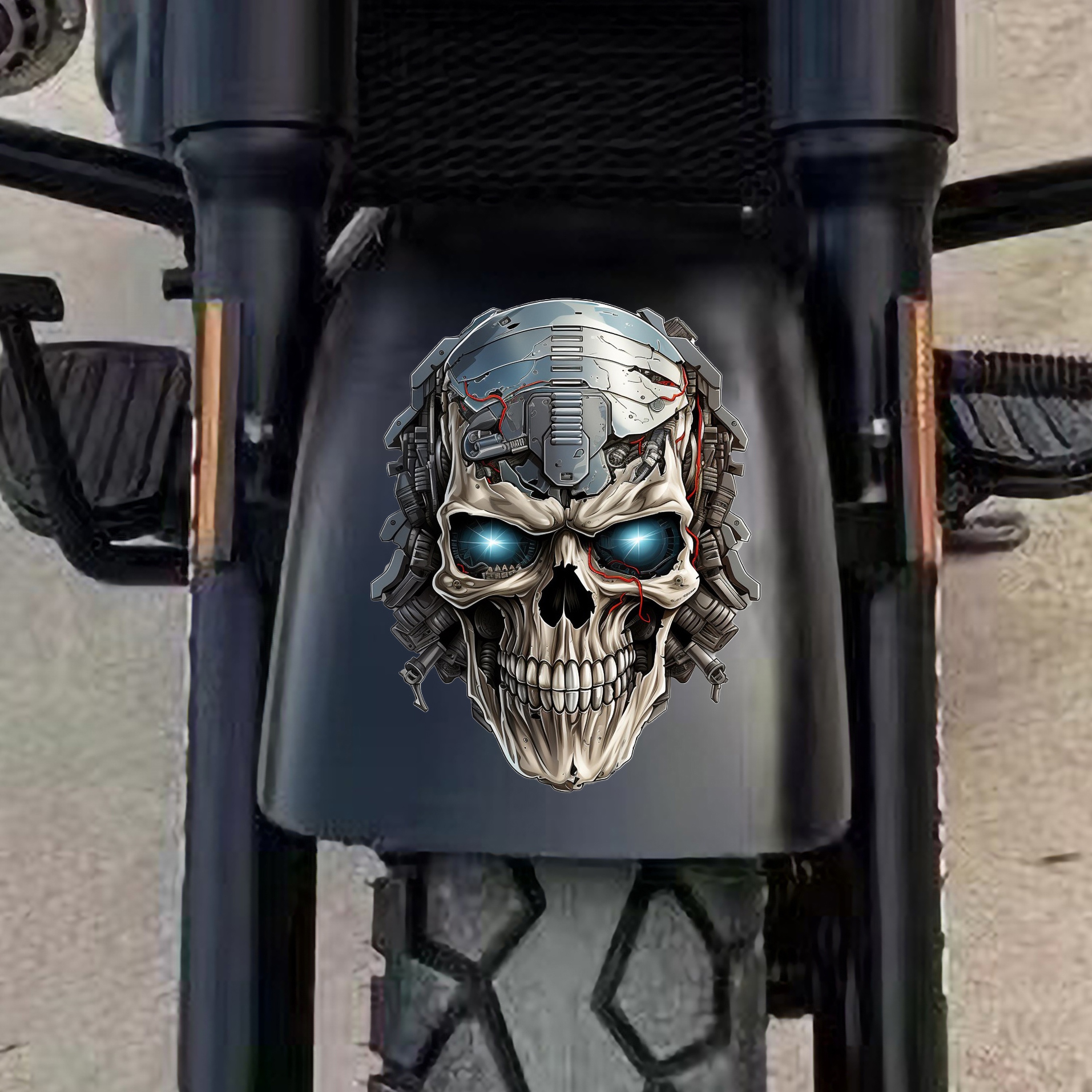 Metal Skull HARLEY DAVIDSON MOTORCYCLES bike Car Logo Emblem Badge