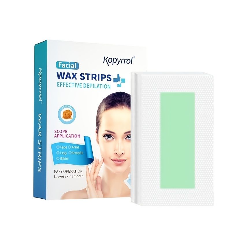 Facial Wax Strips Hypoallergenic All Skin Types Facial Hair Removal For  Women Gentle And Fast Working For Face Eyebrow Upper Lip Chin - Beauty &  Personal Care - Temu