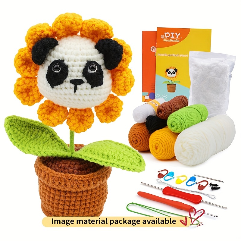 New Crochet Material Package Contains English Instruction - Temu