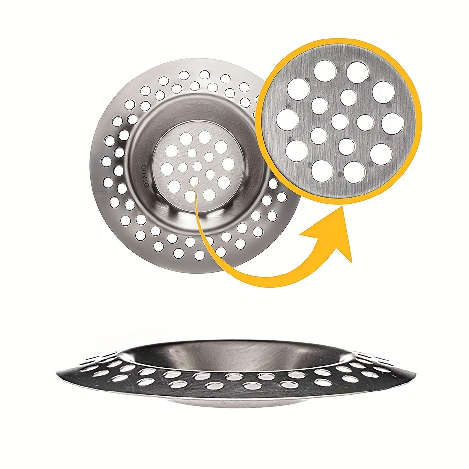 2 Pezzi Filtro Lavello Cucina, Protezione per lo Scarico in Acciaio Inox,  Filtro da Scarico per Lavandino, Lavandino Filtro, per Doccia e Scarico o  Lavelli da Cucina : : Casa e cucina