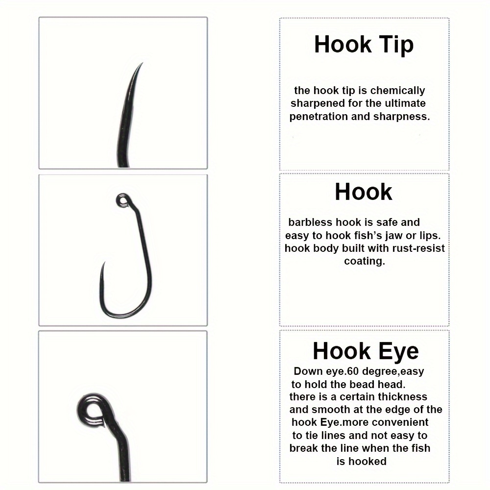 Fly Tying Competition Jig Hook  Fly Fishing Hooks Barbless