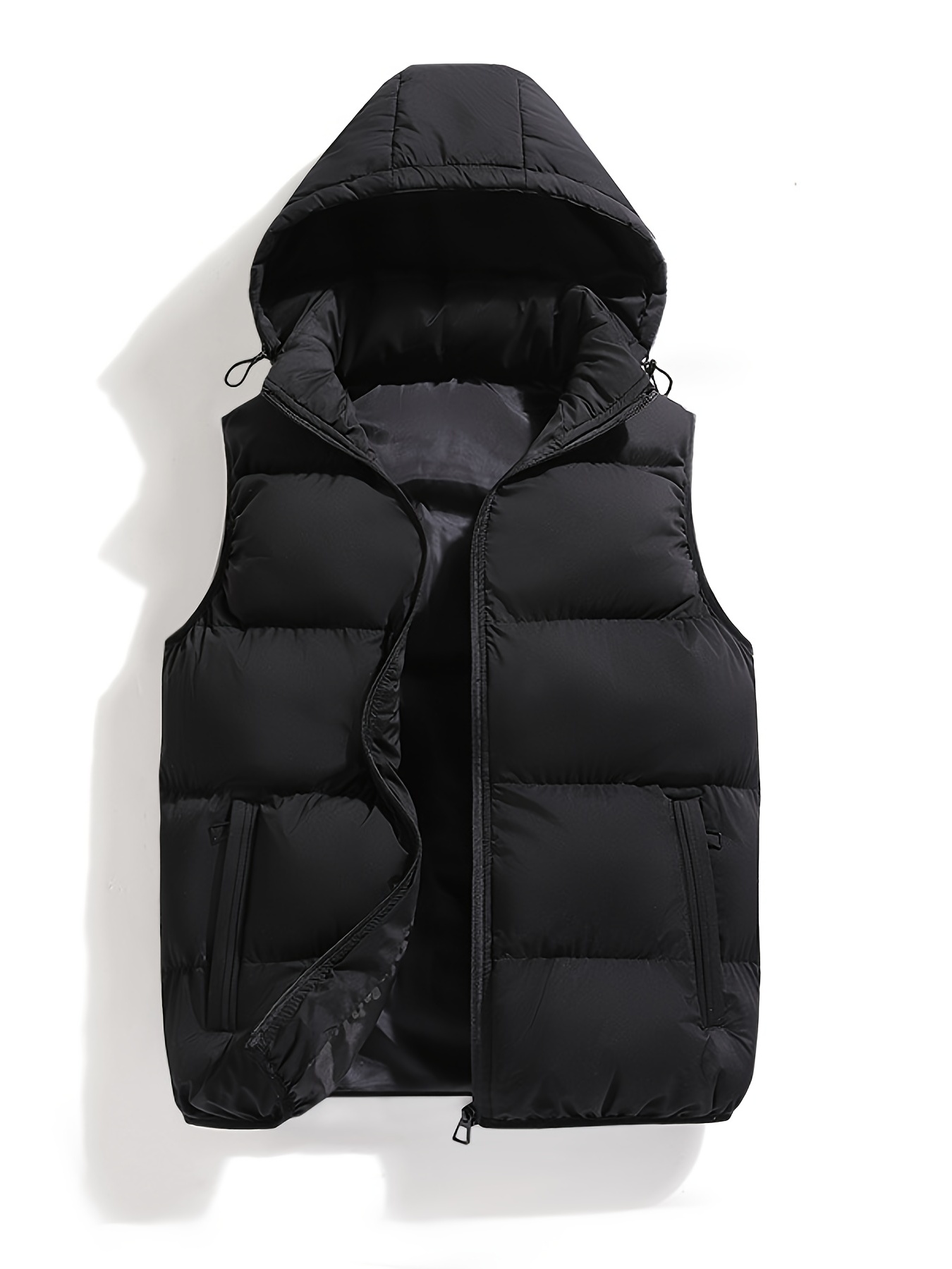 Men's Winter Warm Quilted Vest Body Warmer Sleeveless Padded Jacket Coat  Outwear