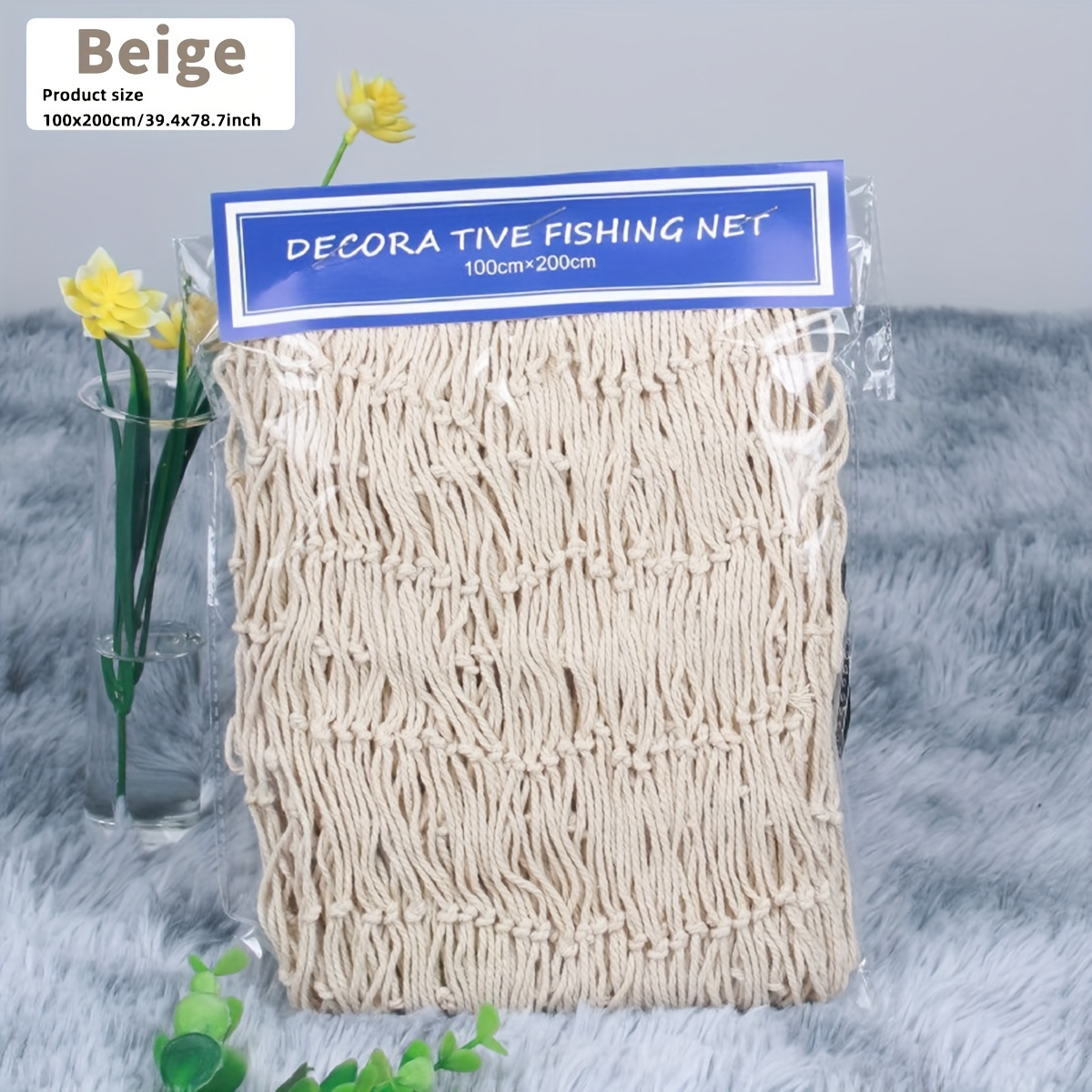  Bilipala Decorative Fish Netting, Fishing Net Decor