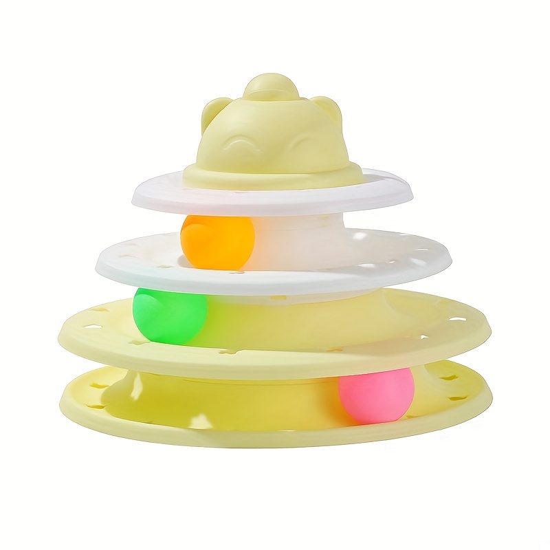 Three Layer Cat Toy Turntable for Endless Entertainment
