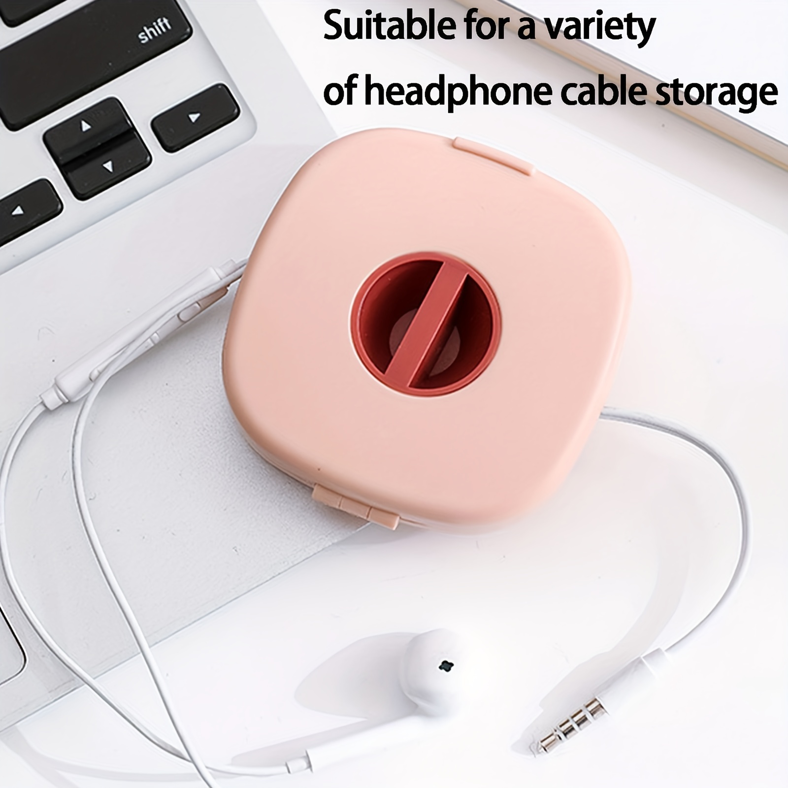 Retractable Cable Management Charging Cord Organizer Phone Cord Holder Retractable  Cable Reels Small Winder Case For Usb Cable Headset Cord Mouse Wire  Charging Cable - Cell Phones & Accessories - Temu