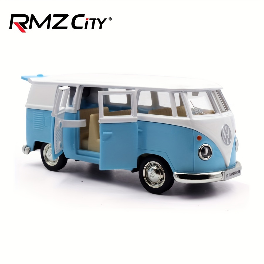 Image of Rmz Simulation 1:36 Alloy For Sen Bus T1 Alloy Car Model Children's Toy Car Decoration Return Car Model Boy Toy Birthday Gift