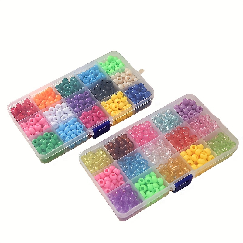 450pcs Boxed Colorful Braid Hair Beads Hippies Style Hair Accessories