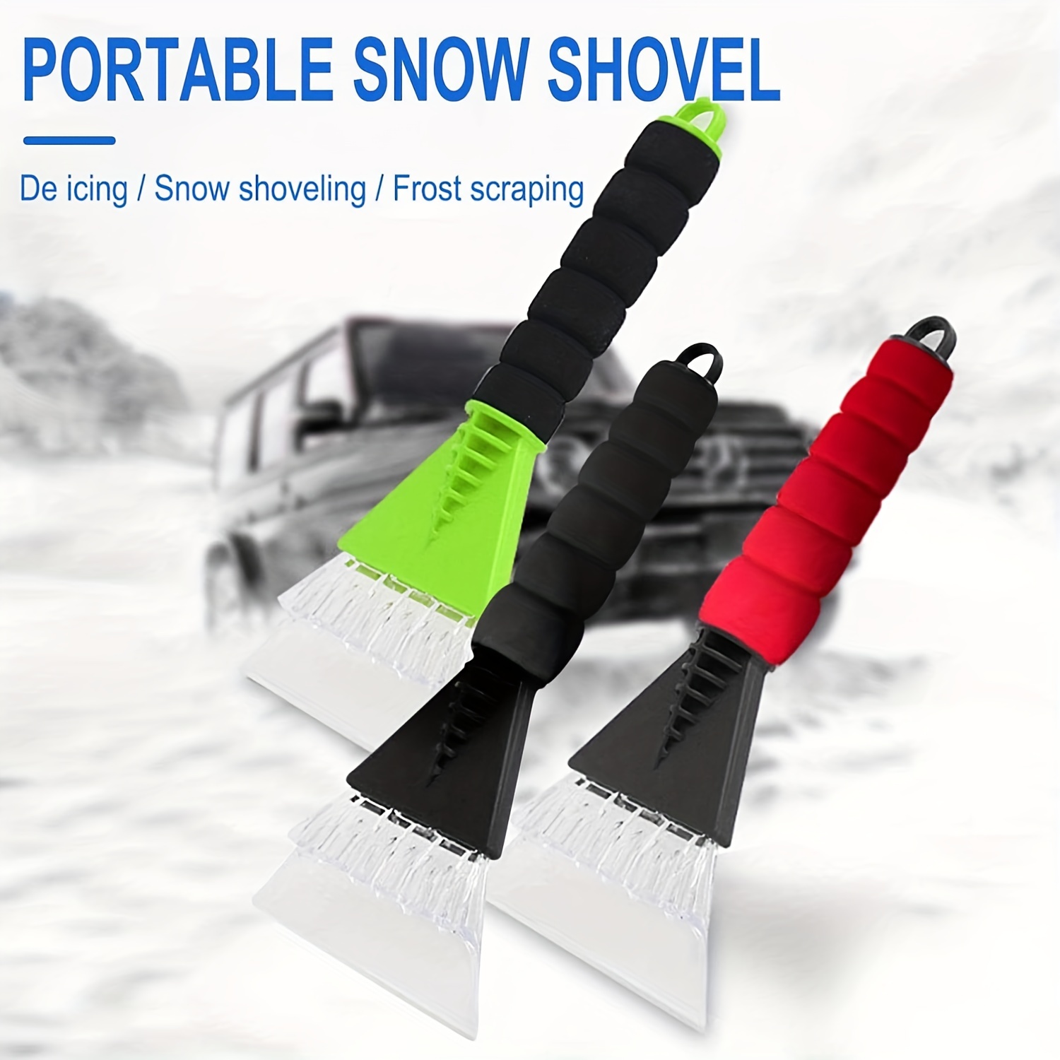 Car Window Windscreen Shovel Windshield Snow Cleaner Tool - Temu