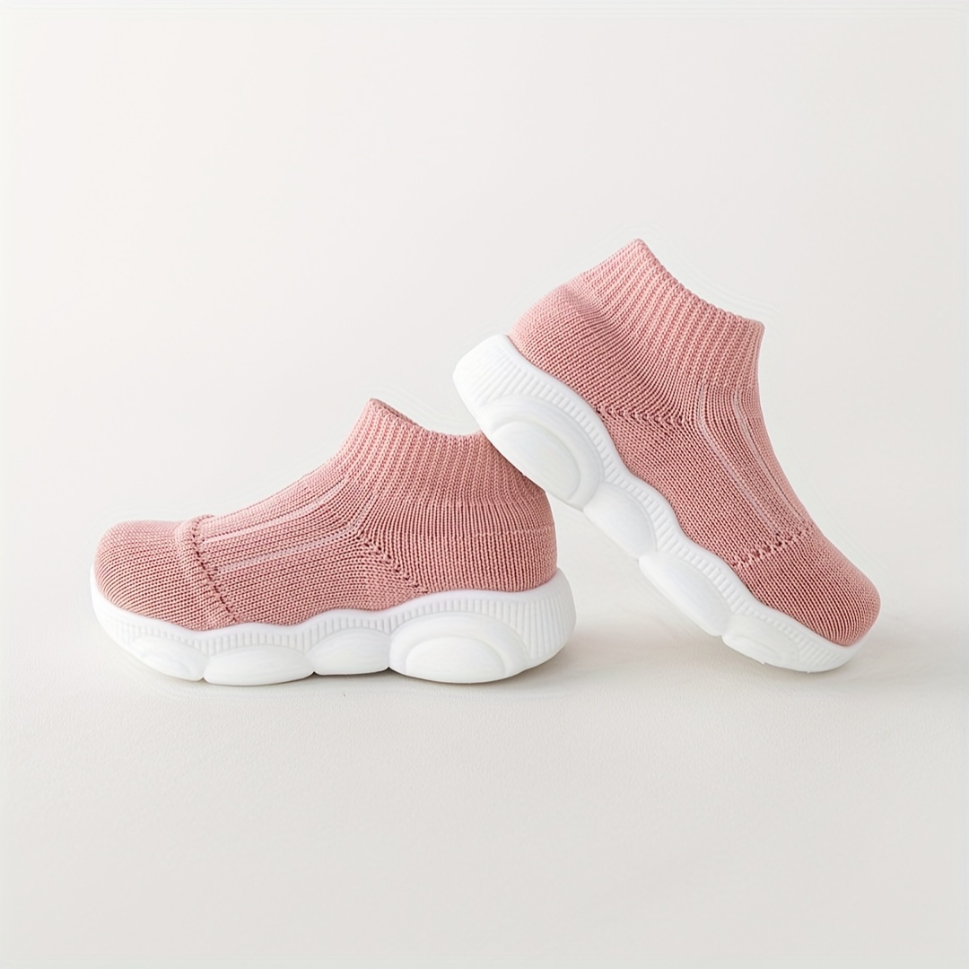Stylish Baby & Toddler Sneakers - Slip-On, Breathable Fabric, Non-Slip Rubber Sole for Casual Attire, Men's And Women's, Sports Shoes