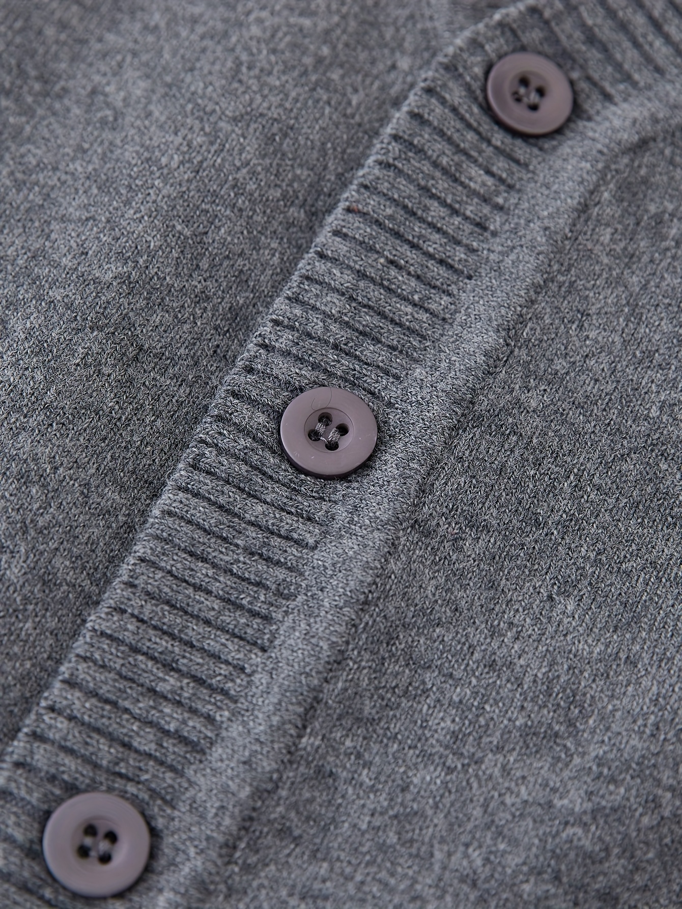 Boys/ Girls Solid Knit School Uniform Button V neck Sweater - Temu