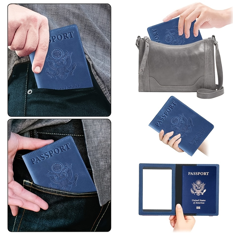 Leather multi-card ticket holder leather document bag ticket card