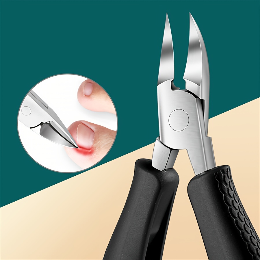 Stainless Steel Nail Toenail Clippers Set For Thick And - Temu Canada