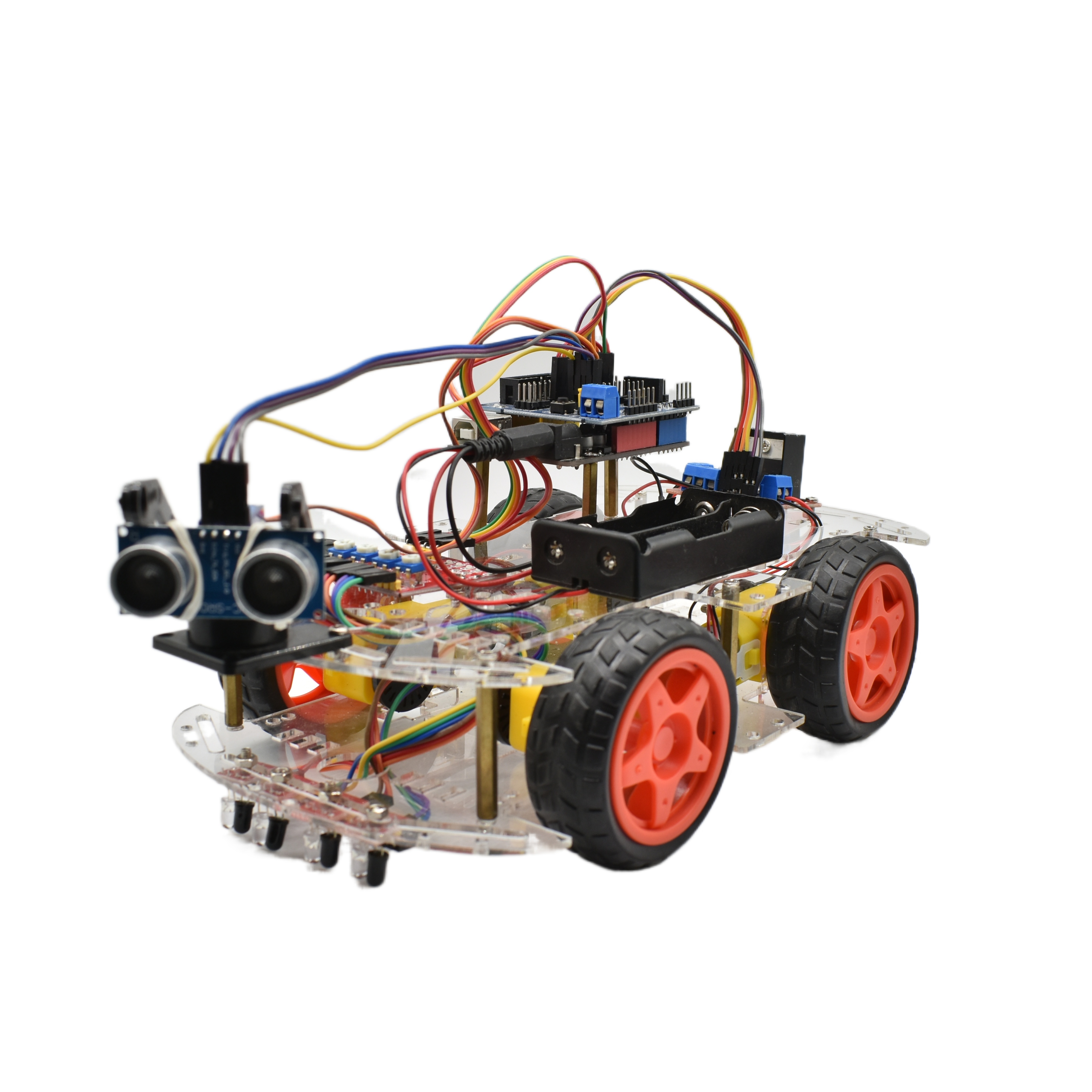 Mini 2wd Smart Robot Car Kit Nano, Programmable, Obstacle Avoidance