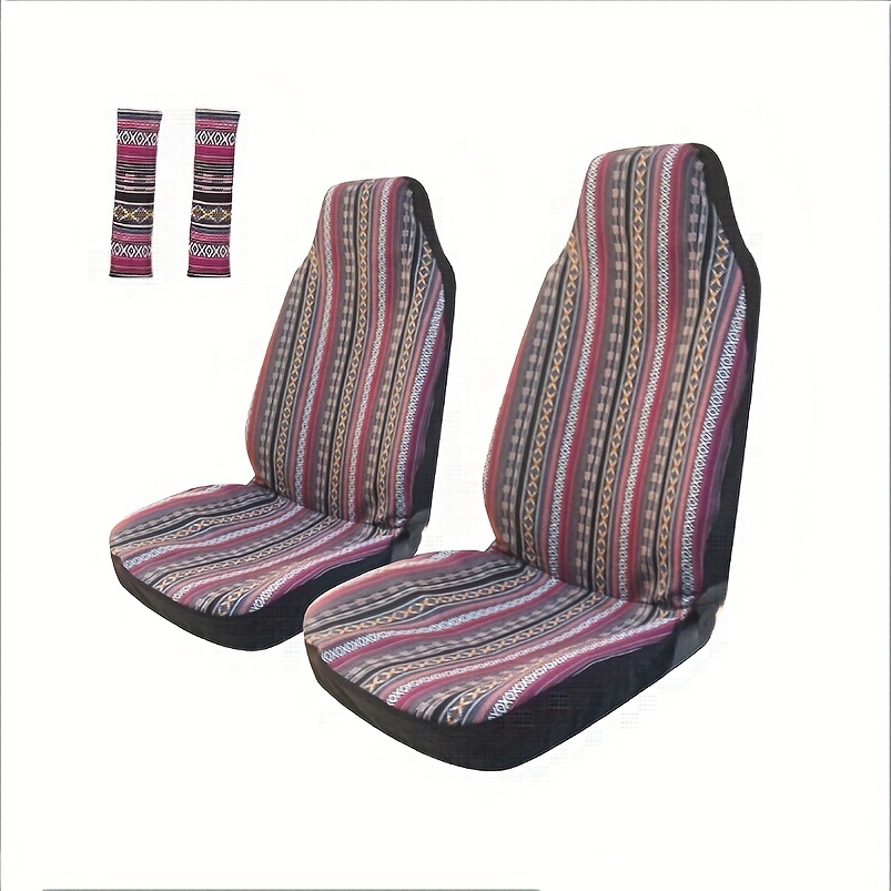 Boho Car Seat Cover Hippie Seat Covers Ethnic Tribal Style - Temu