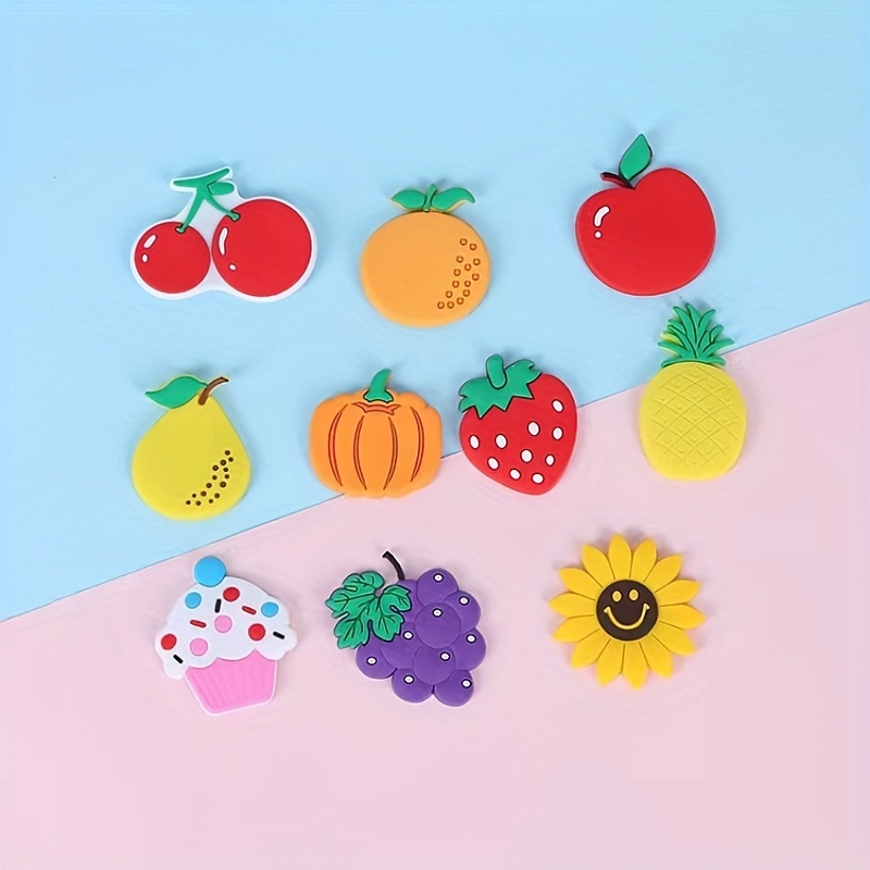 Small Round Shape Soft Magnets Sheets Refrigerator Stickers - Temu