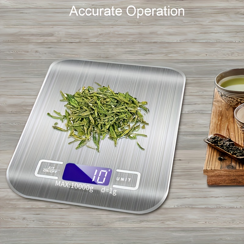 High Digital Scale with Waterproof Surface 10kg/1g Portable Kitchen Scale  Baking Scale 