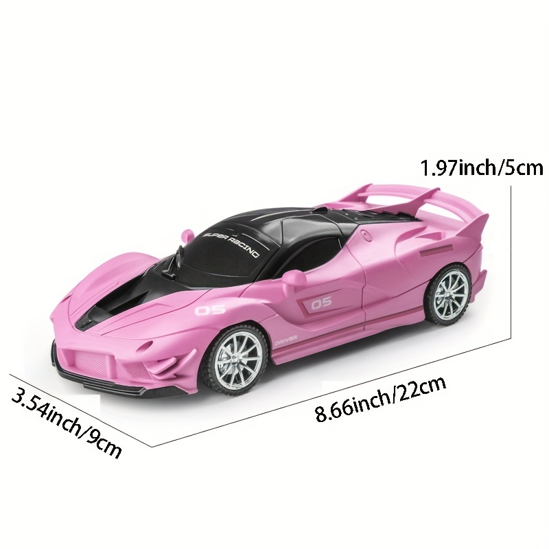 Achetez KYAMRC 1: 32 2,4g Télécommande Voiture Électrique Kids Toue Gift  High Speed ​​drift RC Car Avec Lumière LED - Violet de Chine